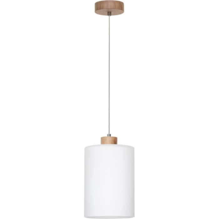 Britop Zefir 112860174 eikenhouten hanglamp met opaal glas