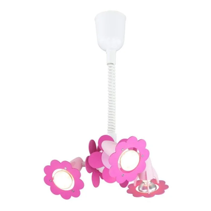 Hanglamp Bloem roze