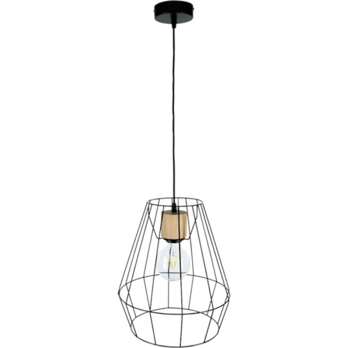 Britop Endorfina 132119104 zwarte hanglamp van metaaldraad