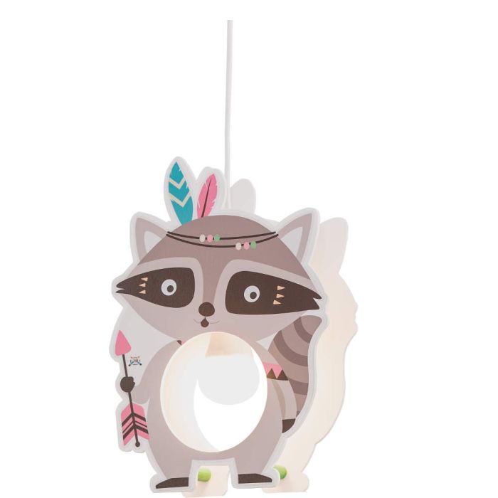 Hanglamp Wasbeer grijs