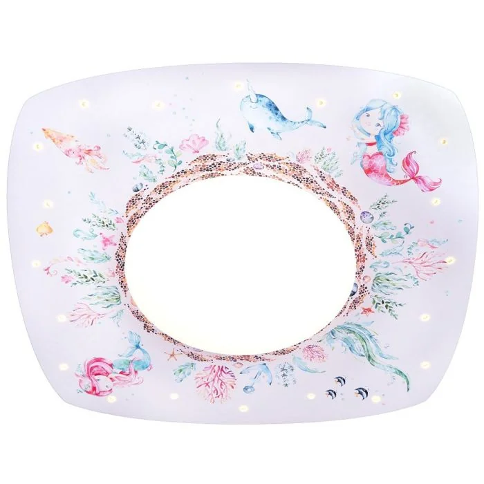 Elobra Zeemeermin 140673 roze kinderlamp