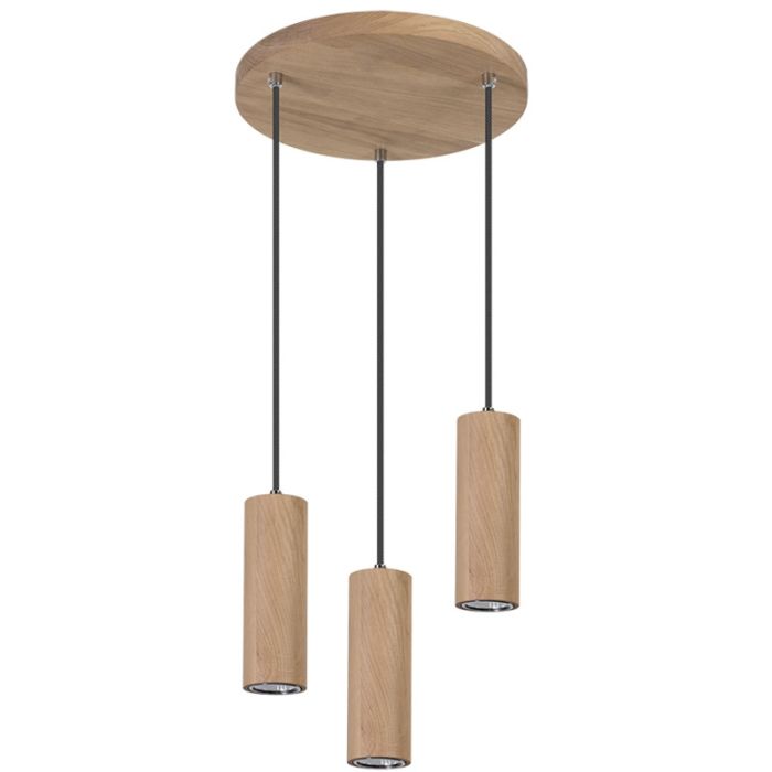 Spotlight Pipe 1551374R eikenhouten hanglamp