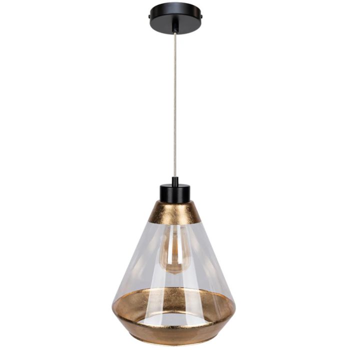 Britop Mistral 15820104 zwart met goud kleurige hanglamp