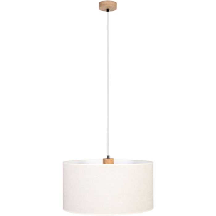Britop Boho 16910174 hanglamp van eikenhout en linnen
