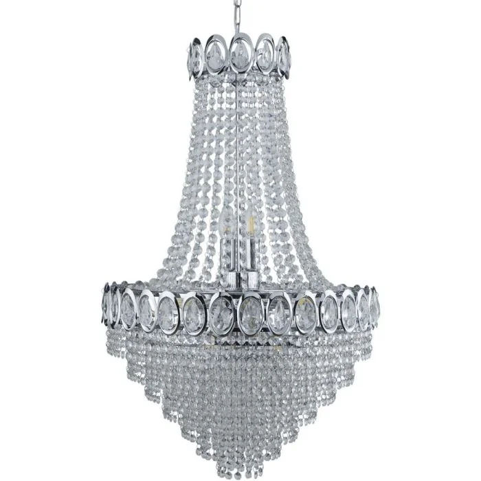 Searchlight Louis Phillipe 1711-11CC kristallen zakkroonluchter