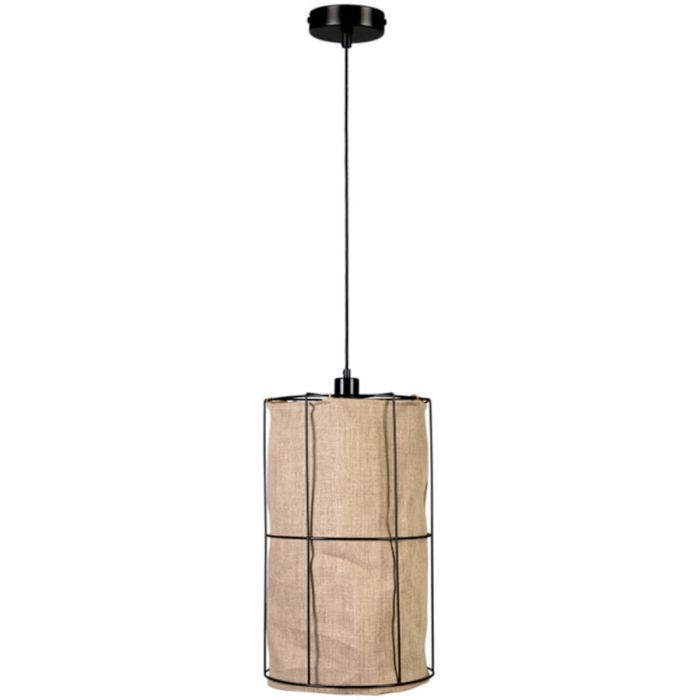 Britop Marinero 184119104 zwarte hanglamp met linnen