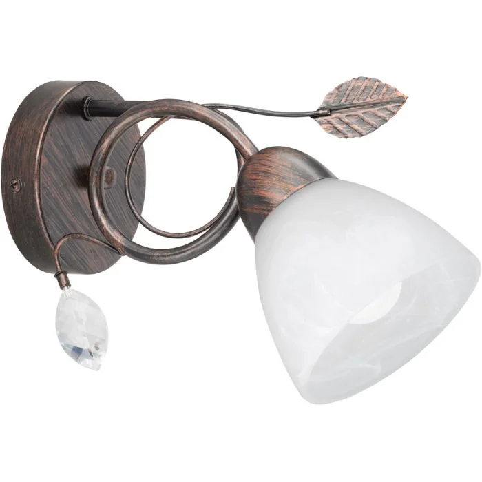 Trio Traditio 200700128 antiek bruine wandlamp