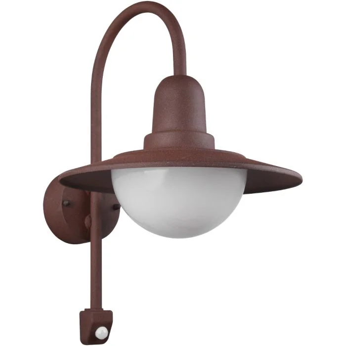 Sensorlamp Norman roest 45cm