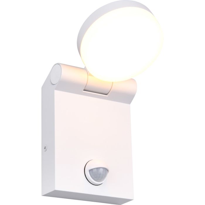 Trio Adour 245569131 witte buitenlamp met kantelbare kop