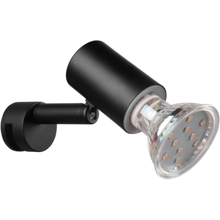 Trio Lorenzo 283500132 mat zwarte spiegellamp