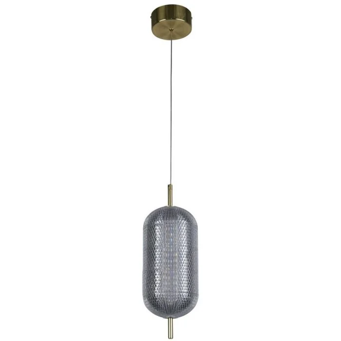 Searchlight Capsule 28803SB hanglamp met kap van acryl