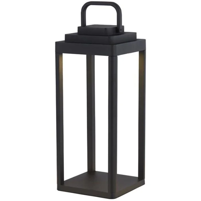 Searchlight Portobello 33502-350 zwarte tuinlantaarn