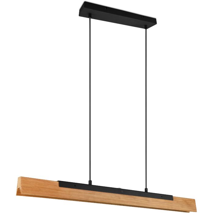 Trio Kerala 341610132 houten hanglamp met easydim