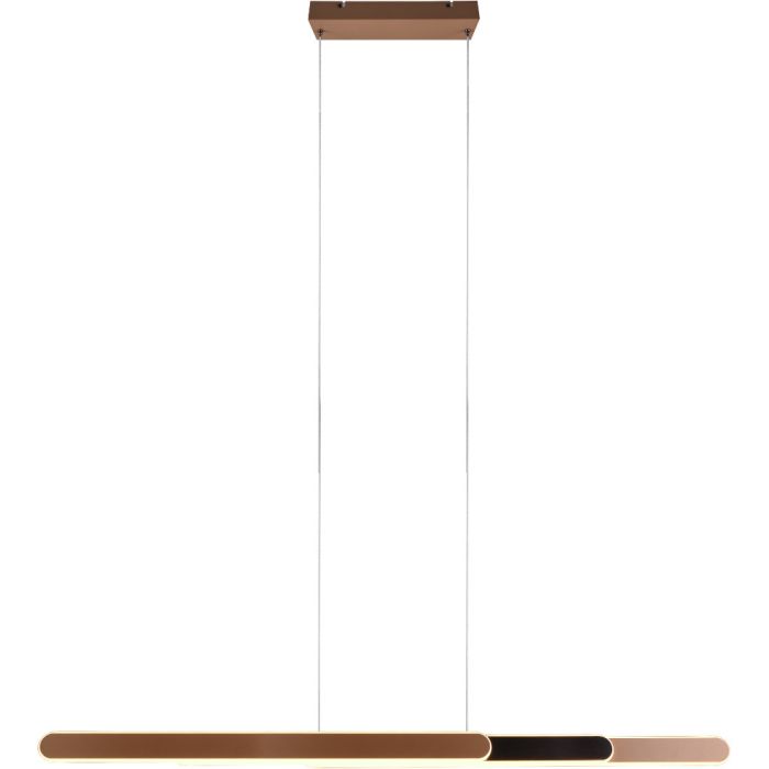 Trio Helios 343310365 koffie kleurige verlengbare hanglamp