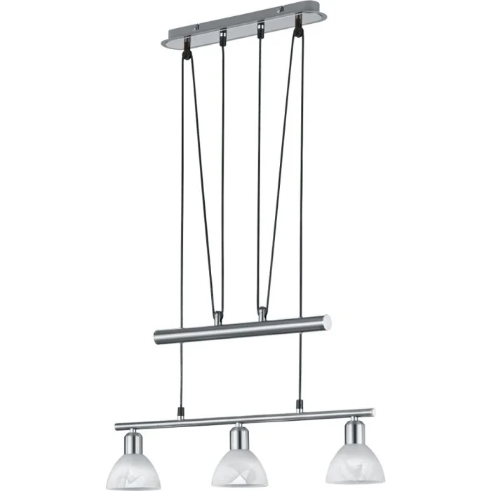 Trio Levisto 371010307 staal kleurige hanglamp