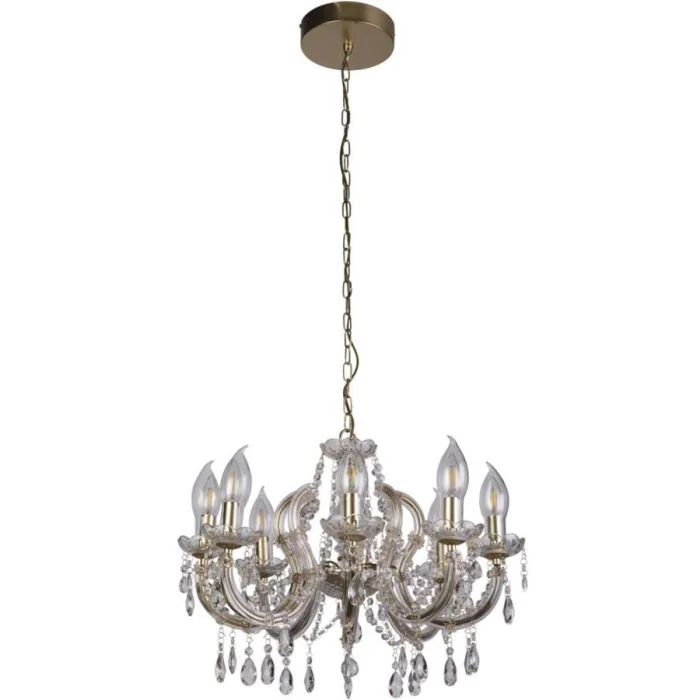 Searchlight Utah 44761-8GO goud kleurige kroonluchter voor buiten