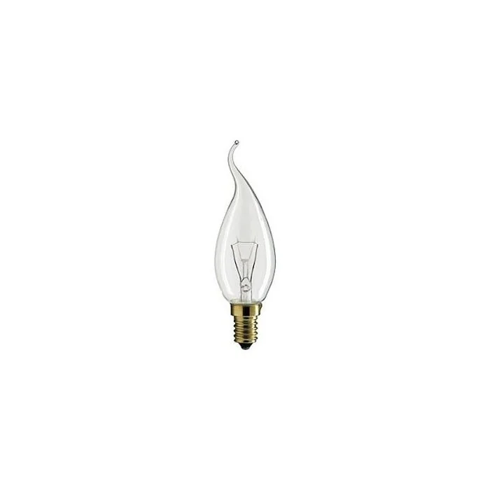 Kaarslamp Gloeilamp E14 230V 25W Tip helder