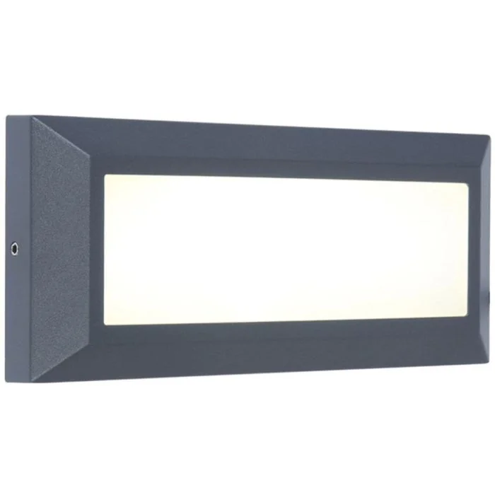 Lutec Helena 5191601118 antraciet grijze wandlamp
