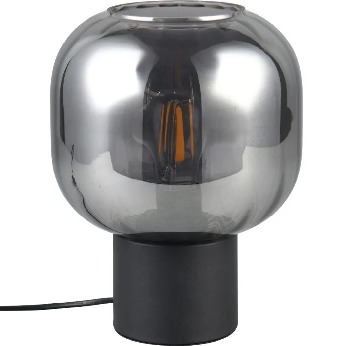 Trio Diva 519800132 chroom verdampt glazen tafellamp