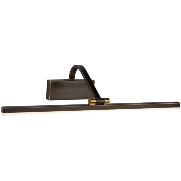 Searchlight Bilbao 5551-51BG geborsteld zwart gouden schilderijlamp