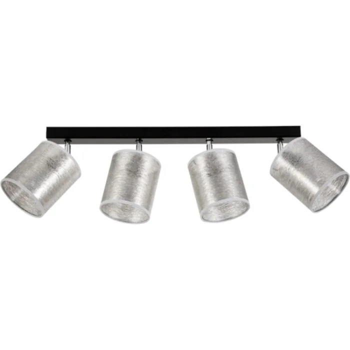 Britop Nevoa 56794404 spot met kapjes van zilver non-woven stof