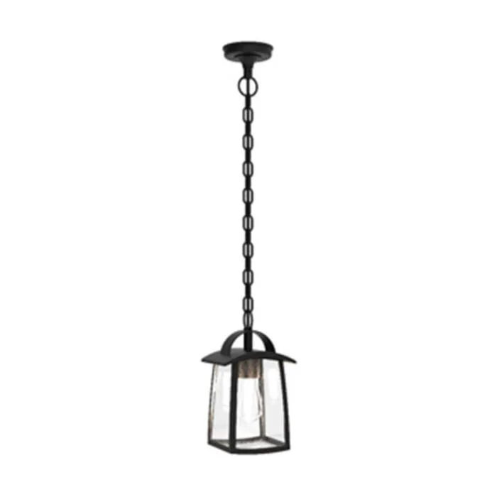 Lutec Kelsey 6273601012 mat zwarte hanglamp voor buiten