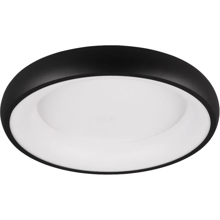 Trio Cardona 649614532 zwarte ringvormige plafondlamp
