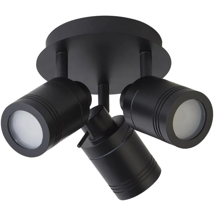 Searchlight Samson 6603BK mat zwarte badkamerspot