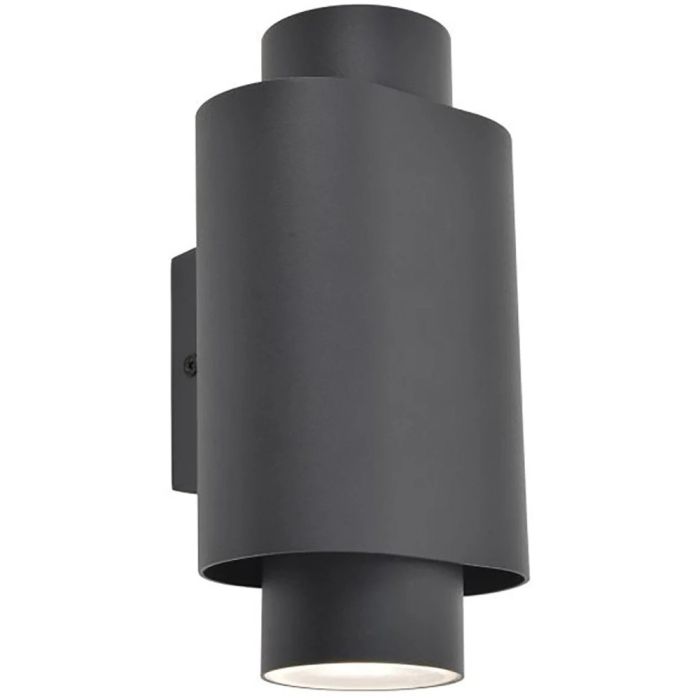 Lutec Cypres 6604002118 antraciet grijze wandspot