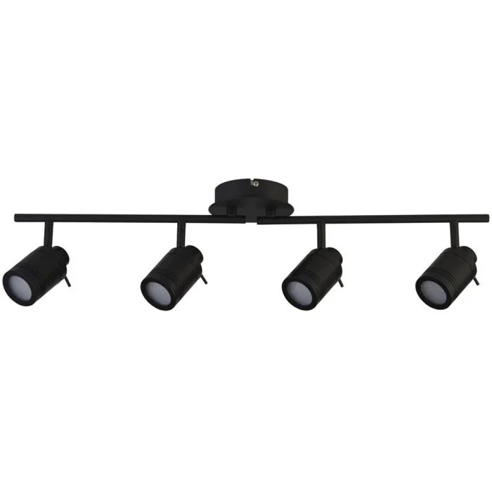Searchlight Samson 6604BK zwarte badkamerspot