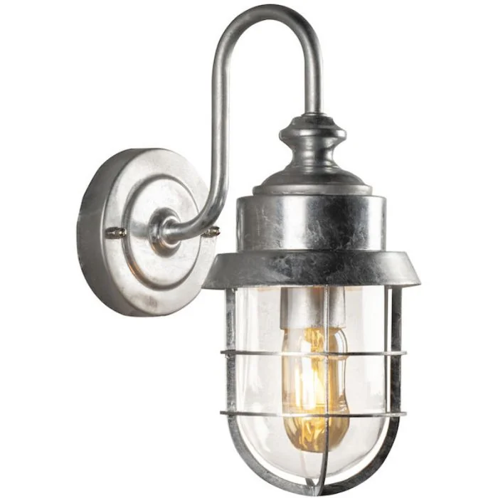 Konstsmide Cerignola 7351-320 gegalvaniseerd stalen wandlamp