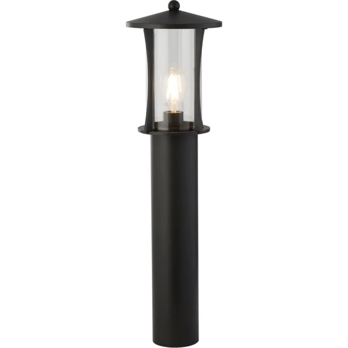 Searchlight Pagoda 8478-730 mat zwarte sokkellamp