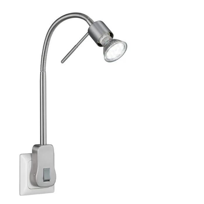Trio Laon 899670107 stekkerlamp staal