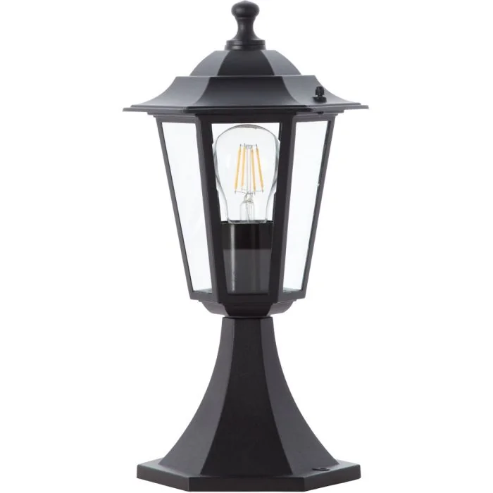 Brilliant Carleen 90988A06 zwarte sokkellamp