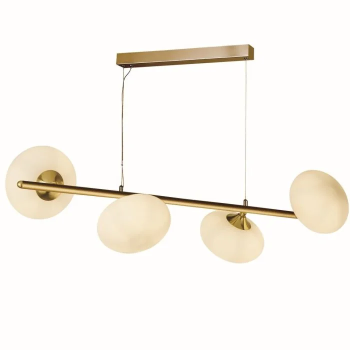 Searchlight Pebble 94041-4GO goudkleurige hanglamp
