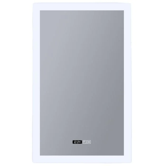 Badkamerspiegel met verlichting en klok 60*90cm