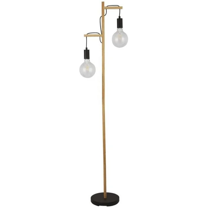 Searchlight Barn EU95041-2BR houten vloerlamp