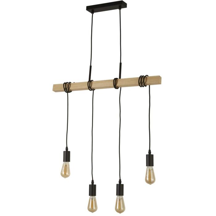 Searchlight Barn 95041-4BR houten hanglamp