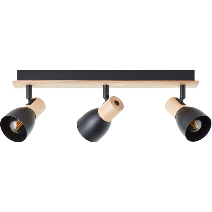 Brilliant Daintree 99712/76 zwart met houten spot