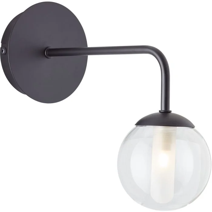 Brilliant Gitse 99906/76 zwart badkamer wandlamp