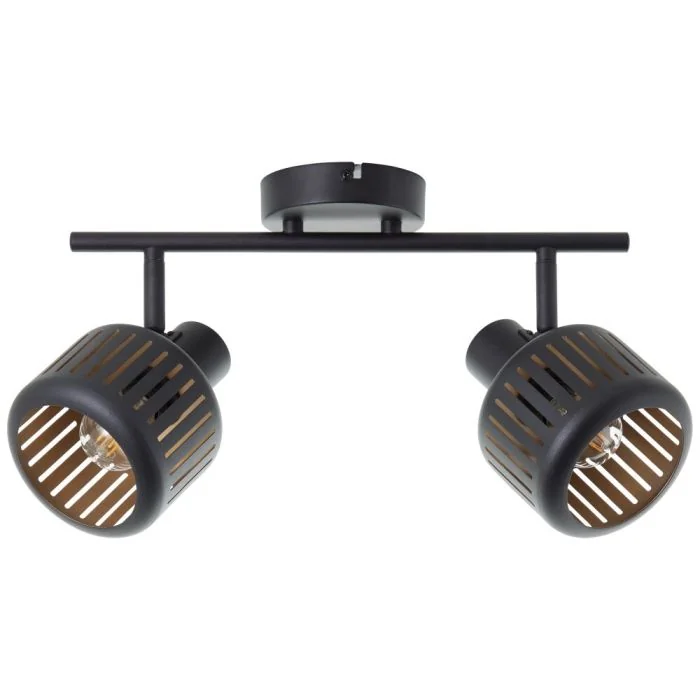 Brilliant Tyas 99942/86 zwart met goudkleurige spot