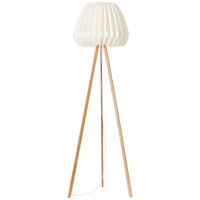 Brilliant Inna 93047/75 bamboe tripod met wit kunststof kap