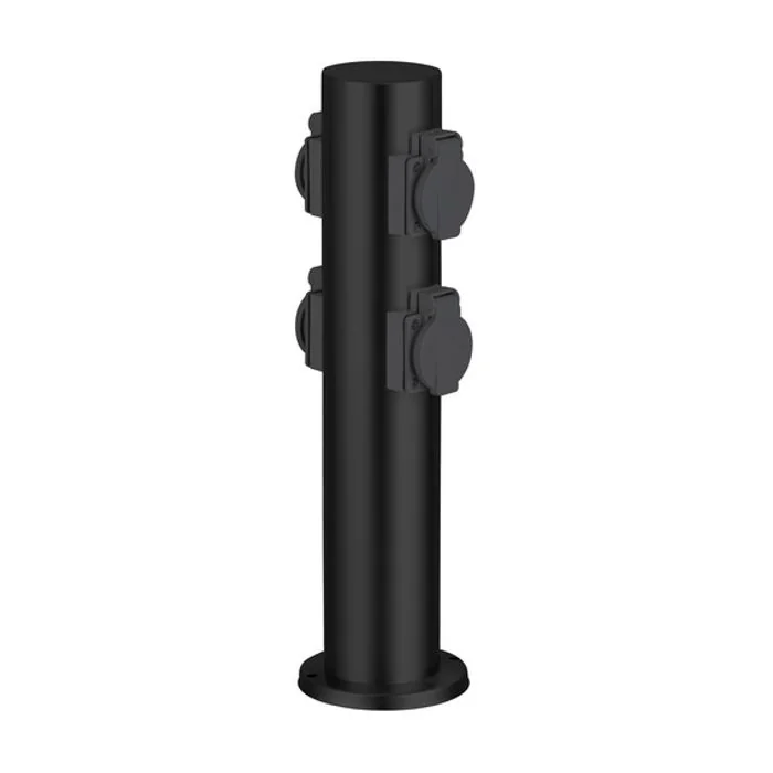 Brilliant Dody 96448A06 zwarte buitenstopcontact