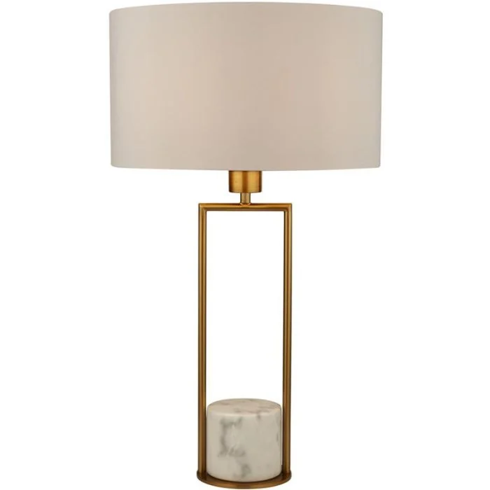 Searchlight Claire EU2871GO goud kleurige tafellamp