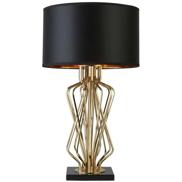 Searchlight Ethan EU4110GO goudkleurige tafellamp