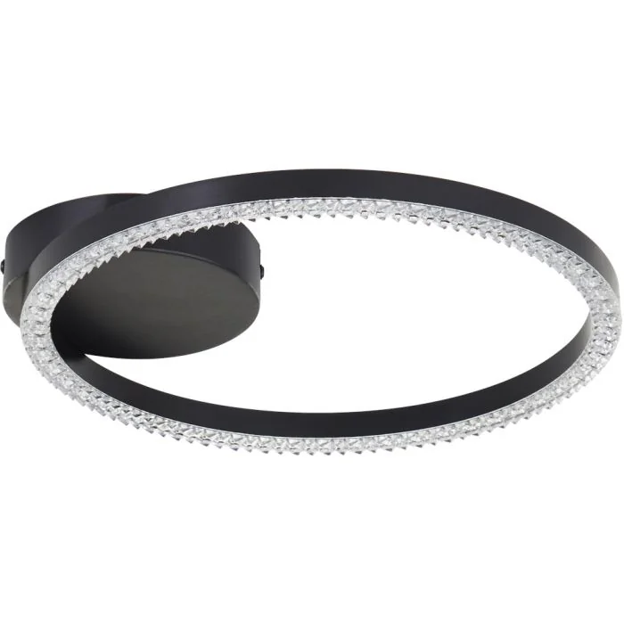 Brilliant Aurelia G80765/06 zwarte plafonniere