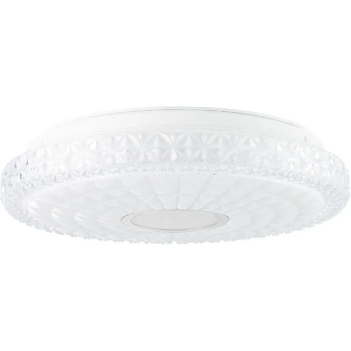 Brilliant Adria G97152/05 kunststof plafonniere met kristallook