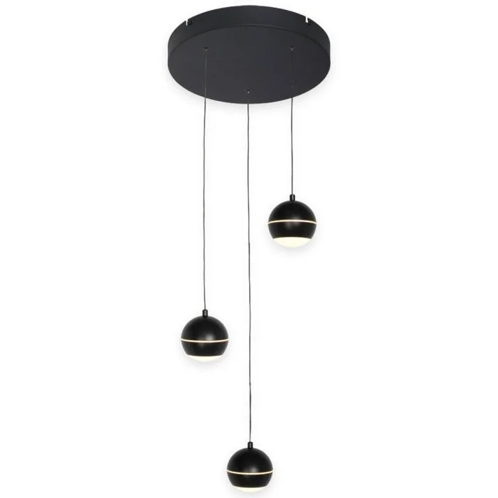 Freelight Bilia H4833Z zwarte hanglamp