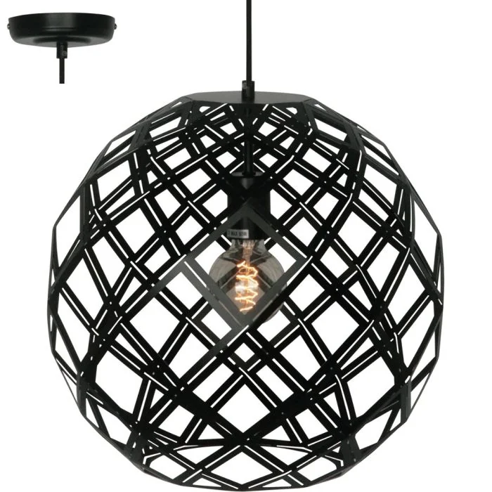 Freelight Emma H9540Z hanglamp zwart