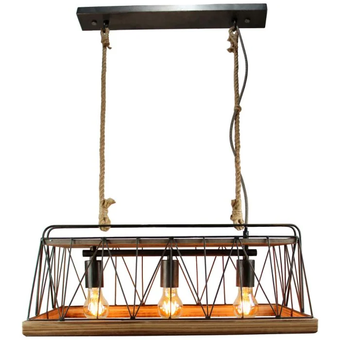 Brilliant Narcy 93587/71 hanglamp hout